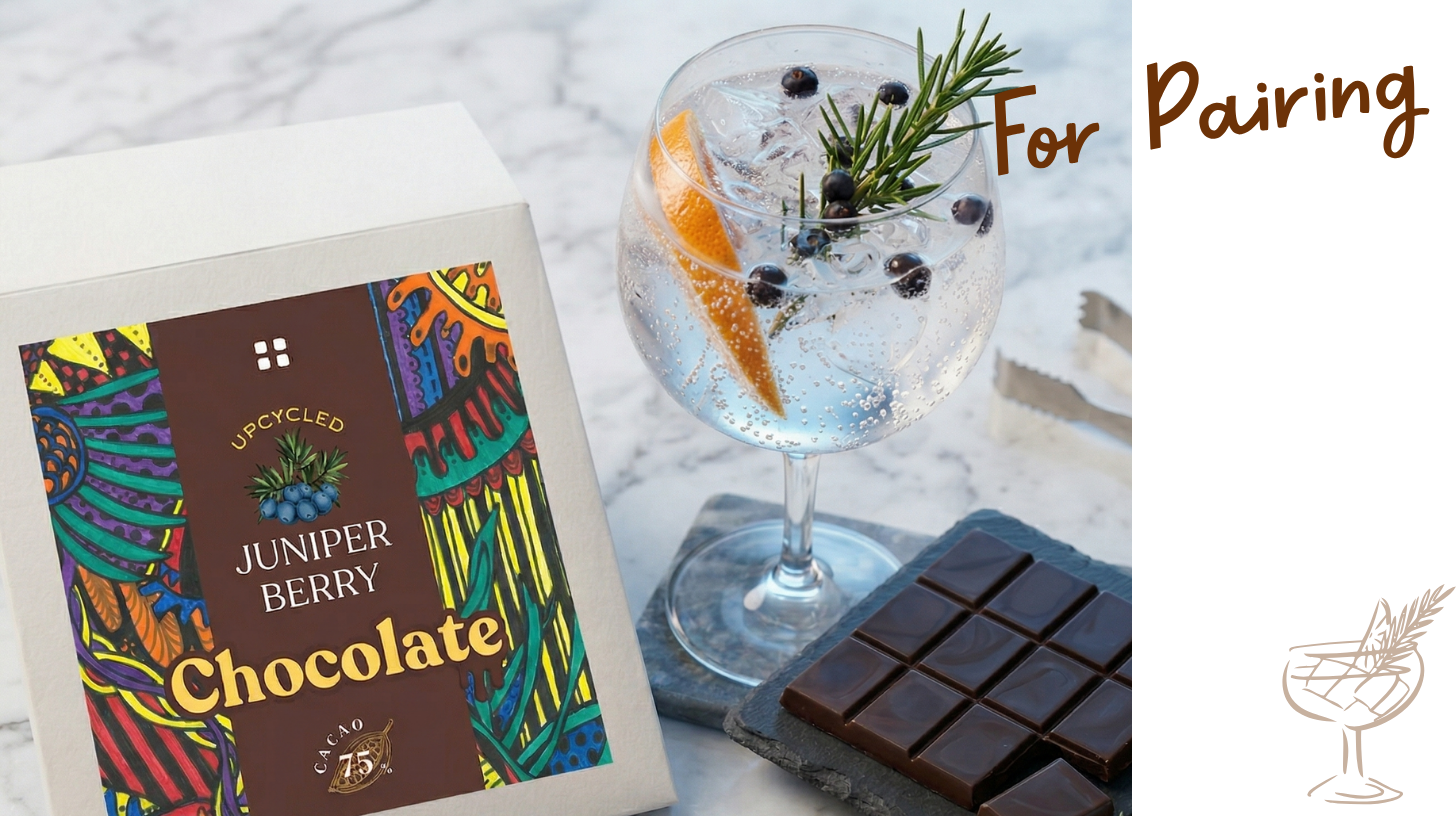 お酒のお供にジュニパーベリーチョコレート